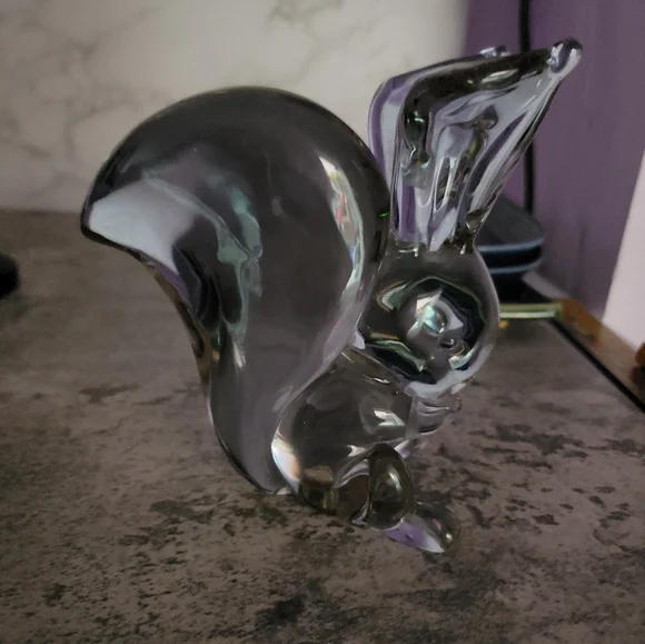 Archimede Seguso For Seguso Vetri D’arte Neodymium Glass Squirrel Murano - Picture 8 of 13